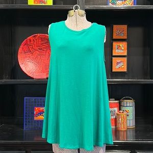 Gibson From Nordstrom Aqua Sleeveless Super Soft Knit Top Size Medium